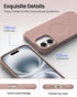 ORNARTO 16 6.1" 2X Vortuxe for iPhone Case | MIL-STD Drop Protection | Compatible with MagSafe | Sleek Aesthetic Liquid