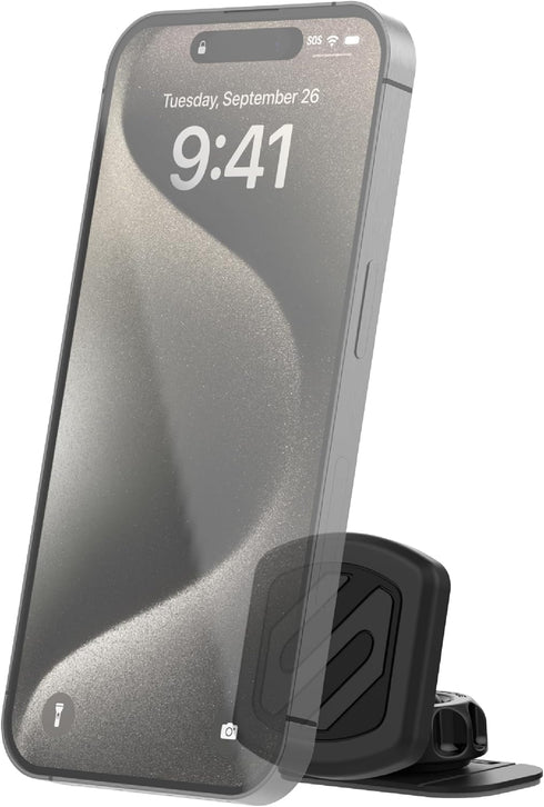 Scosche MAGDM2 MagicMount Magnetic Car Phone Mount, 360° Adjustable Magnet Head, Universal Holder