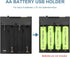 VWEICYY 2 4 2PCS 4 1.5V PCS AA Battery Holder with USB Port, x AA Battery Holder Case