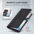 Flip Wallet Case for Samsung Galaxy Note 10 Plus, Leather Magnetic Folio Cover with Card Holder, Kickstand - TPU