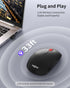wegear 2.4G 5-Level 4000 iPad,24-Month Wireless Mouse, Slim Mini Cordless Computer Mouse, Ergonomic Grips, Adjustable