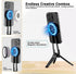 SULISAIS 16 15 14 13 12, Foldable Magnetic Phone Tripod for iPhone, Mini Tripod Pocket Cell Phone Stand Smartphone Desk