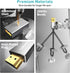 HDMI to DisplayPort Adapter, 4K@60Hz Active HDMI 2.0 Male to DP 1.2 Female Converter for PC, AMD, NVIDIA
