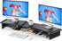 Zimilar Dual Monitor Stand Riser, Monitor Stand with Adjustable Length and Angle,