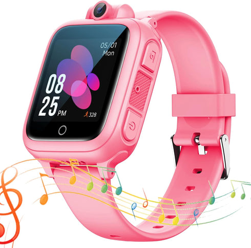 Kids Smart Watch for Girls Boys, 14 Puzzle Games, MP3 Music Video Player, Alarm Clock, Camera, Voice Video Recorder,