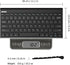 Arteck 2.4G Wireless Keyboard Ultra Slim Stainless Steel for Computer/Desktop/PC/Laptop/Smart TV, Windows 11/10/8/7