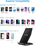 NANAMI 30W Max Wireless Charger, Qi Certified Fast Charging Stand with USB-A Port, Compatible with iPhone