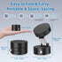 Gimswi 17 Vacuum Magnetic Phone Holder with Metal Ring Compatible with iPhone Samsung All Phone, Portable Universal