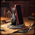 Relaxweex 5.78 4.25 6 Inch Gothic Dragon Cell Phone Holder Resin Gothic Standing Guardian Dragon Cell Phone Stand