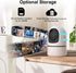 Camoon 2K 360 2.4Ghz Indoor Security Camera, WiFi Cameras for Home Security, Baby/Pet Camera with Phone App, One-Touch