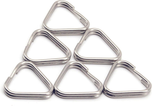 HITHUT 6pcs Camera Eyelet Ring Split Ring Lug Ring Triangle Strap Ring Hook