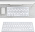 Zopsc Portable Compact Bilingual Language Keyboard, Bluetooth Keyboard for iOS, Android, Windows