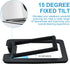 SW601 Metal Desktop Speaker Stands for Compact 2''-3'' Speakers, Tilted Steel Damping Foam Padding, Pair