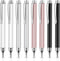 Weewooday 8 Pieces Capacitive Stylus Pens - Universal Disc Stylus for Most Touch Screen Smart Devices