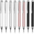 Weewooday 8 Pieces Capacitive Stylus Pens - Universal Disc Stylus for Most Touch Screen Smart Devices