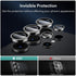 ESR Camera Lens Protector for Samsung Galaxy S24 Ultra, Ultra-Thin Tempered Glass, Scratch-Resistant, 2 Sets, Black.