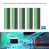 Hilitand 100Pcs SC/APC Fiber Optic Cable Adapter, Embedded Quick Fast Connector (Straight Plug)