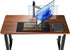 Amazon Basics 13-30" Single Computer Monitor Stand with Cable Management, Height Adjustable VESA Desk Arm Mount, Fully