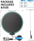 RTKJEQQ 360 4K 16.8ft TV Antenna for Smart TV Indoor, Digital Antenna with Signal Reception for Local Channels HD