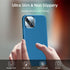Dssairo iPhone 13 Case, with 2 Pack Screen Protector + 2 Pack Camera Lens Protector, Blue