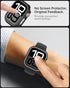 Miimall Rhinestones Bling Bumper Case for Women, Compatible with Apple Watch 42mm, Diamond Protective Cover