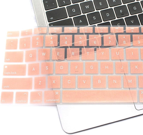Se7enline Compatible with MacBook Air 2018-2024 Keyboard Cover, 13 inch Soft Protector for MacBook Air