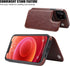 Wallet Case for iPhone 12 Pro/12, Slim Protective Case with Card Holder, Premium PU Leather with Screen Protector