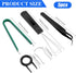 5 Pcs Keyboard Puller Set, Stainless Steel Keycap Remover Kit, Keyboard Cleaning Tools with Keycap Tweezers for