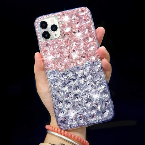 Bonitec 3D Glitter Sparkle Bling Case for iPhone 11 Pro Max - Luxury Shiny Crystal Rhinestone Diamond Bumper Cover