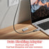 Generic 2.5x1.5cm USB Data Blocker, Aluminum Alloy Anti Juice Jacking Adapter Type-C to Type-C USB Protector Charging