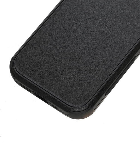 iPhone 14 Pro Max Case - Heavy Duty Shockproof Cover with Glass Screen & Camera Lens Protectors (Black)