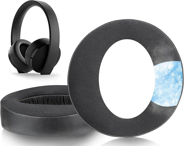 SOULWIT Replacement Earpads - Compatible with Sony New Gold Wireless Playstation PS4 Headset, High-Density Foam