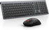 Wireless Keyboard and Mouse Combo, Quiet Click Full Size Design with Number Pad, Ergonomic Mouse with 5 DPI, 2.4G