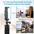 UTEBIT Octopus Phone Tripod, Portable Phone Holder Flexible Cell Phone Tripod Stand with Wireless Remote, Mini Travel