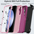 Shop Samsung Galaxy S23 FE Case (6.4") - Rugged Burgundy Cover with Belt Clip, Kickstand & Built-in Screen Protector.