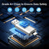 RAOYI 128GB 2 1 3.0 USB C Flash Drive, in USB Type C Dual OTG Metal Thumb Drive Jump Drive Memory Stick with Keychain