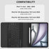 FUWANG Keyboard Case for iPad Air 11 inch (M2) 2024 & 10.9 inch for iPad Air 5th 4th Generation, Detachable Bluetooth