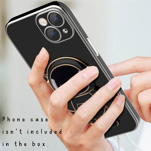 2 Pack Astronaut Phone Ring Holder Finger Kickstand - Cute Foldable ABS Space Phone Back Grip for All Phones and