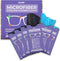 Microfiber Eyeglass Cleaning Cloths - Premium Japanese Microfiber for Glasses, Lens Cleaner, Pack of 6