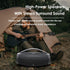 Portable Bluetooth 5.0 Speakers, RGB 360 Degree Surround Sound Loud Speaker, Long Battery Life, Outdoor Wireless (Black)