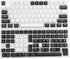 YMDK YSA Ball Shape Double Shot PBT Keycaps for MX Keyboard, 104 87 61 Melody 96 KBD75 ID80 GK64 SP84 (Black White Mix)