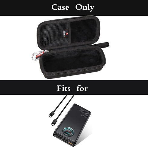 Mchoi Hard Case for Baseus Portable Charger, 30,000mAh Power Bank, Waterproof Shockproof Protective Case