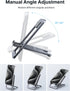 JSAUX Cell Phone Stand, Foldable Aluminum Adjustable Travel Phone Holder for Desk, Compatible for iPhone 15 14 13 12 11
