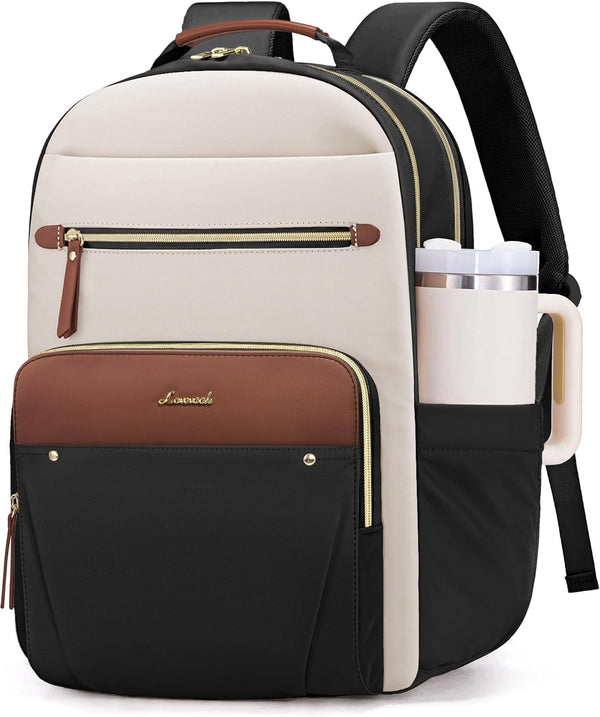LOVEVOOK Laptop Backpack for Women, 17.3" Work Business Computer Backpack,Casual Daypack Purse,