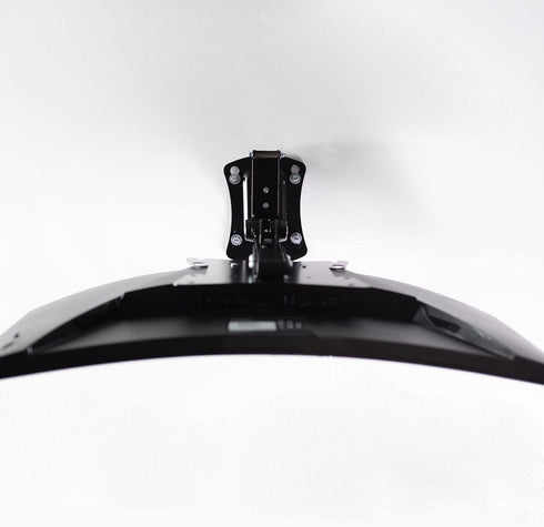 VIVO Black Manual Flip Down Mount, Folding Pitched Roof Ceiling Mount for Flat TV & Monitors 17" to 37"
