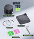 Seltureone Holder2025 Upgrated,360 Vacuum Magnetic Phone Rotatable and Retractable Vacuum Suction Phone Stand