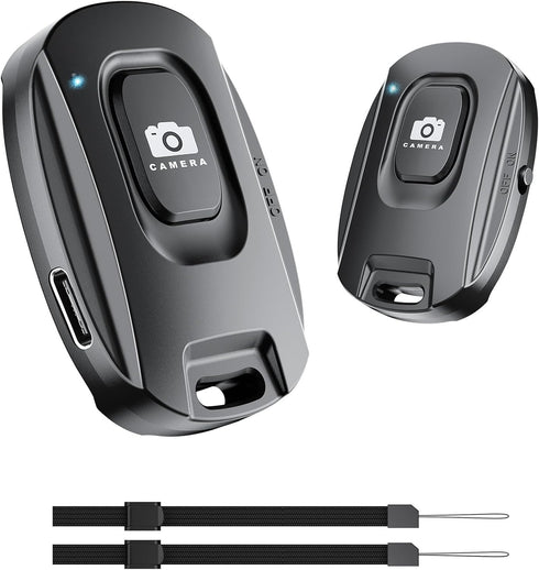 Voinap 2 Pack Wireless Remote Shutter for iPhone Camera,Bluetooth Camera Phone Remote Control