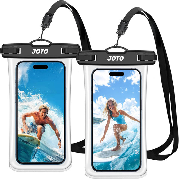 JOTO IPX8 Waterproof Phone Pouch Case, Underwater Dry Bag for iPhone 15 14 13 12 11 Pro Max, Galaxy S24 S23 S22 Ultra