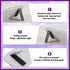 FdcLixuvol 2Packs Ultra-Thin Cell Phone Holder, Adjustable Mini Alloy Phone Stand Vertical and Horizontal Phones Stand