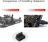 USB 3.0 90 Degree Motherboard Adapter, 19 Pin/20 Pin Male to Female Extension Adapter for Desktop